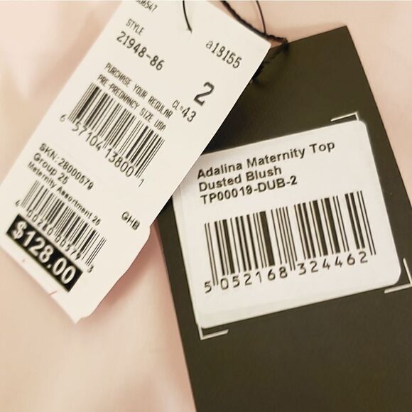 Isabella Oliver Maternity pink pullover blouse 👚 - Picture 6 of 7